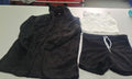 3Pcs Womens Clothing Long Sleeve Crop Tank Top and Drawstring Shorts Pajama Set